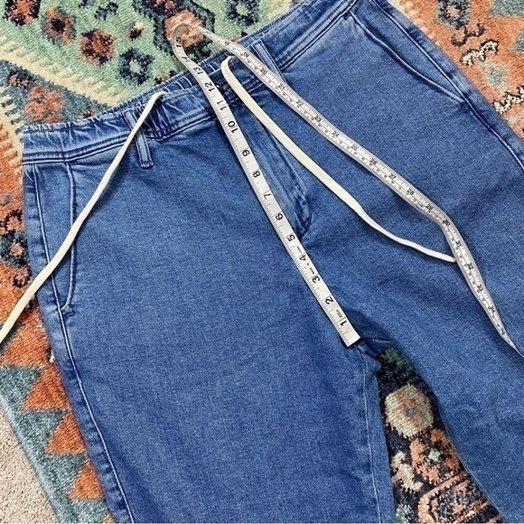 Gap NWT Mens Medium Pull on Jeans Washwell Wash Dad‎ Jeans Elastic Waist - Picture 11 of 12